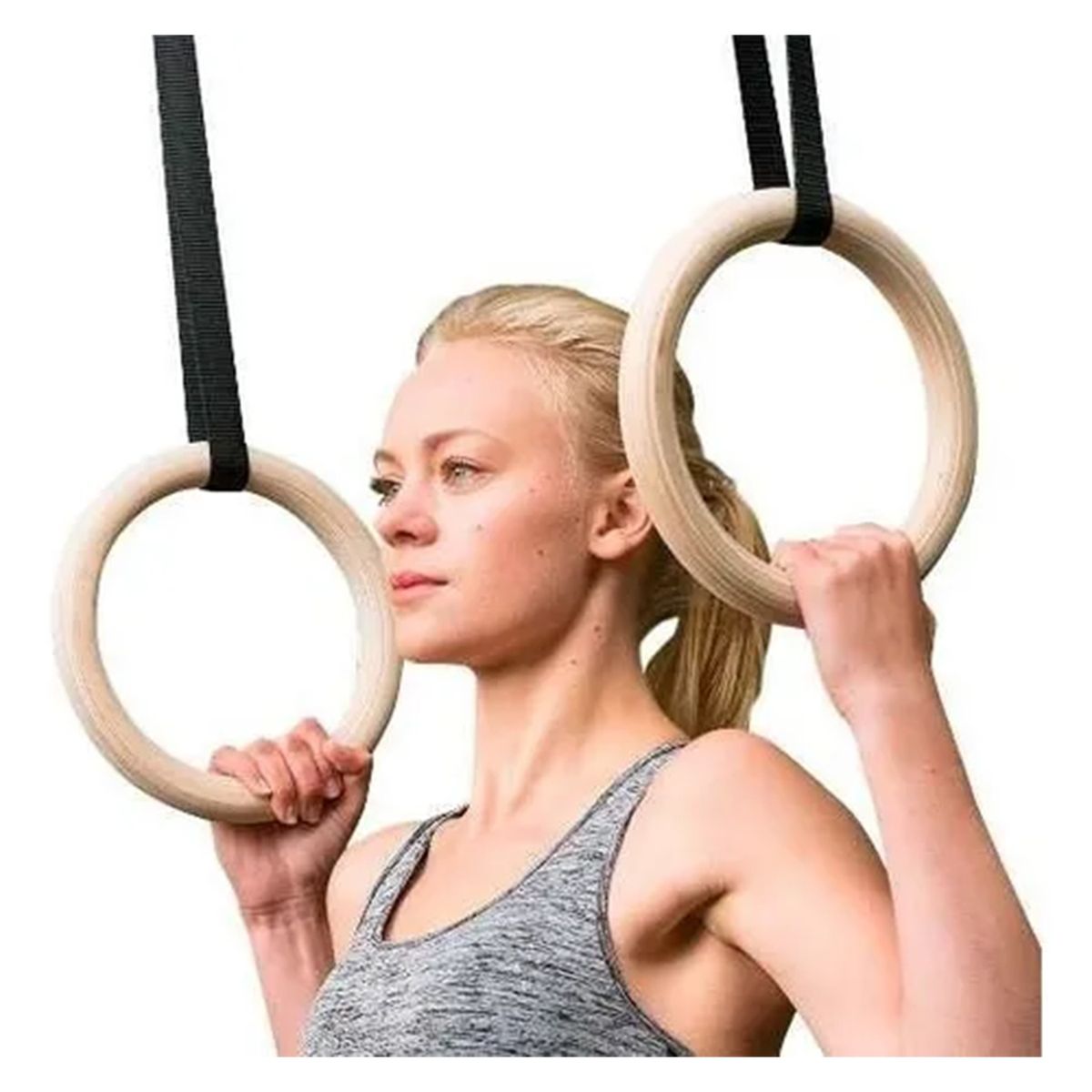 SDFIT - Anillas De Madera  Cubo De Magnesio  Calleras  Speed Rope