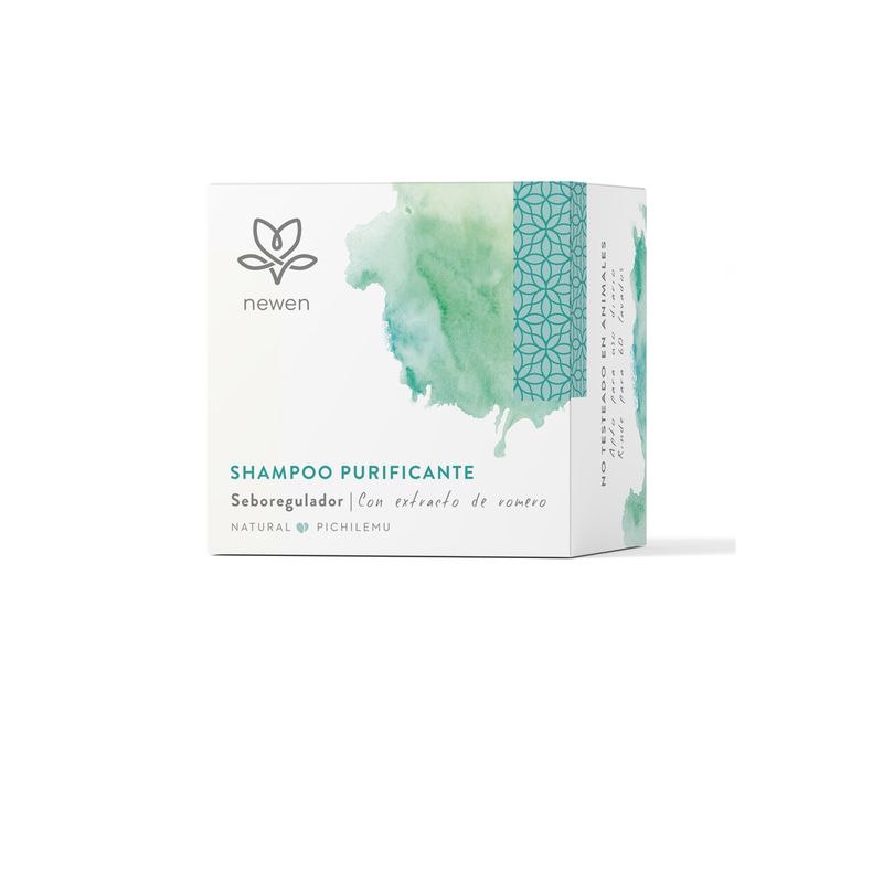 NEWEN - Shampoo Solido Purificante con extracto de Romero Newen