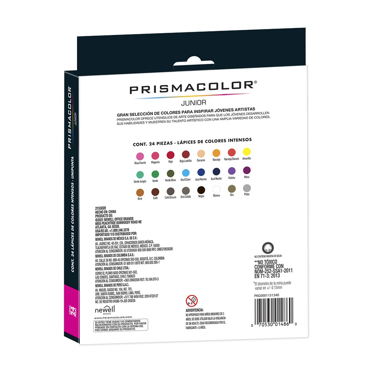 PRISMACOLOR - Lápices de Colores Prismacolor Junior Set 24