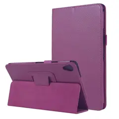 SPACEZAT - Funda Protector Tablet Compatible Lenovo M8 Morado + Lamina