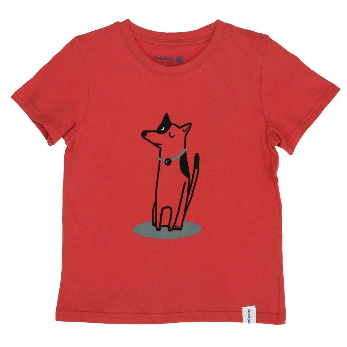 CALPANY - Polera M/C Niño Dog Rojo CALPANY