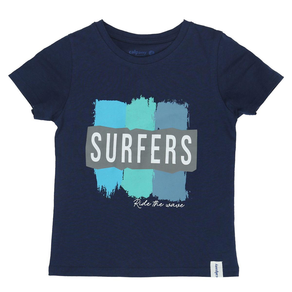 CALPANY - Polera M/C Niño Surfers Azul Marino CALPANY