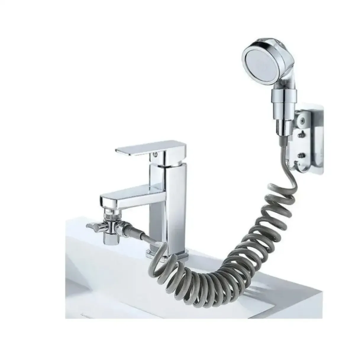 GENERICO - Cabezal Ducha Externo Lavamanos Grifo Monomando Filtro Baños