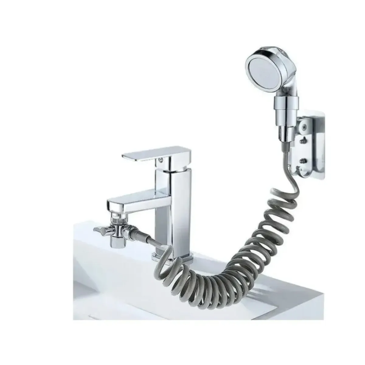 GENERICO - Cabezal Ducha Externo Lavamanos Grifo Monomando Filtro Baños