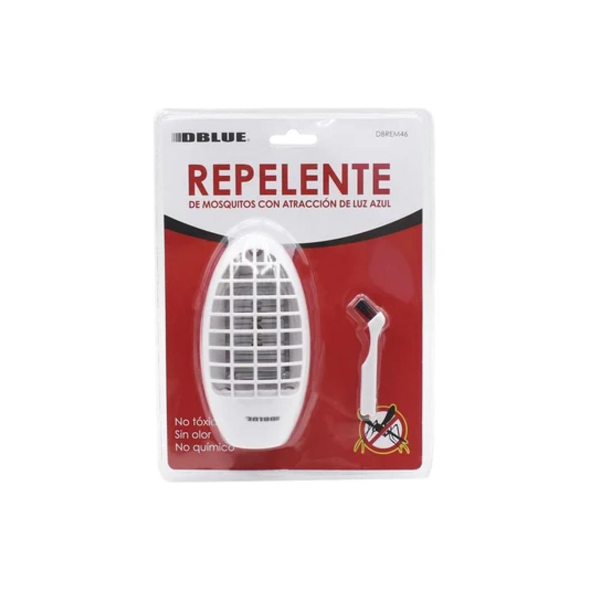 DBLUE - Repelente De Mosquitos Electrico Con Luz LED Azul Dblue