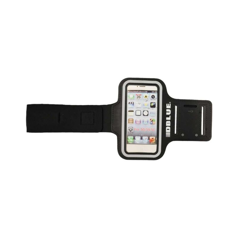 DBLUE - Brazalete Deportivo Telefonos Celulares Trotar Negro Dblue