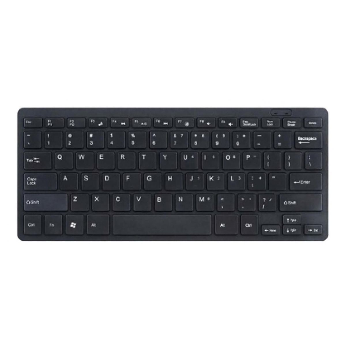 DBLUE - Mini Teclado Inalambrico USB Slim 78 Teclas Negro Dblue