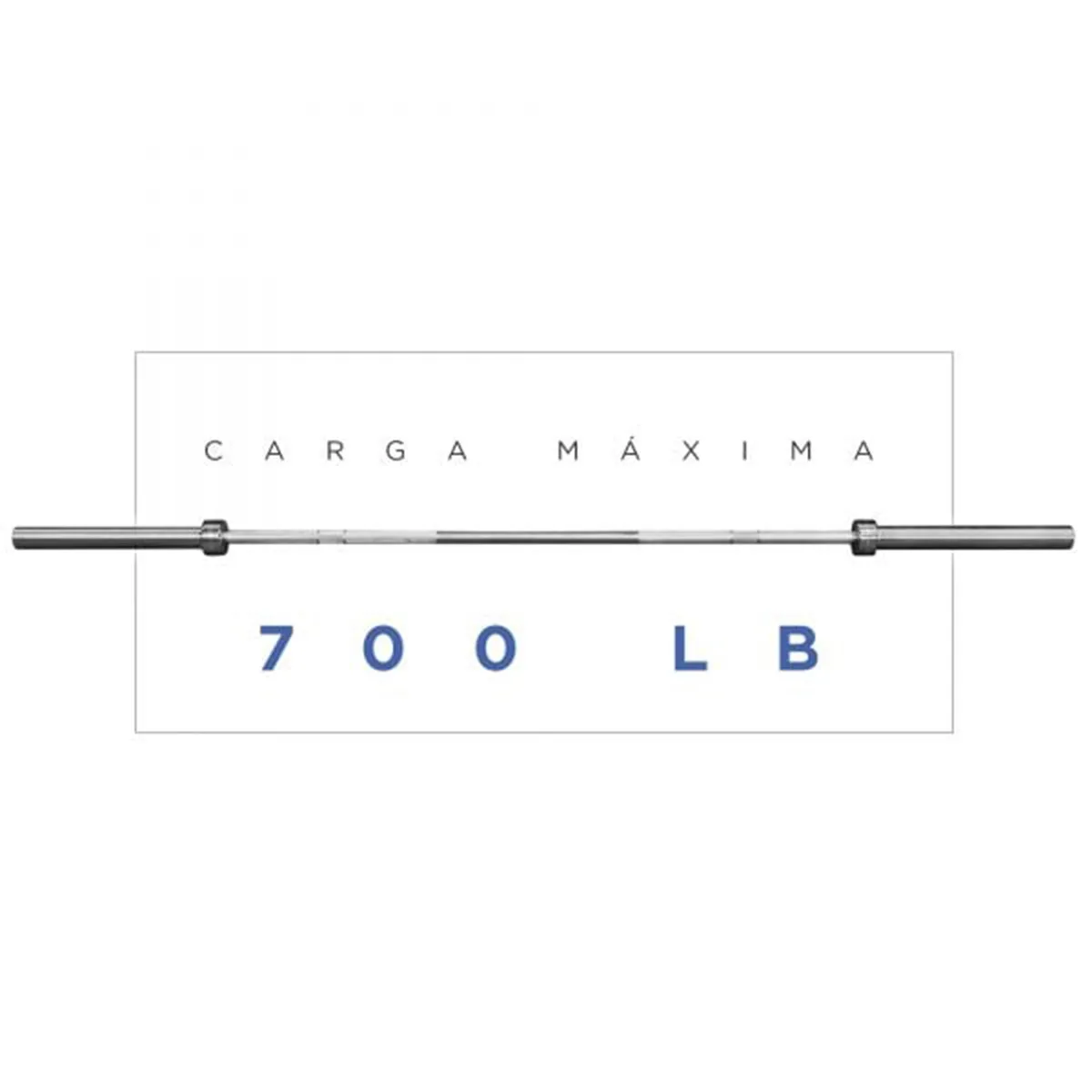 SDFIT - Barra Olímpica 20 KG – Resistencia 700 LB – SD-GYCO01