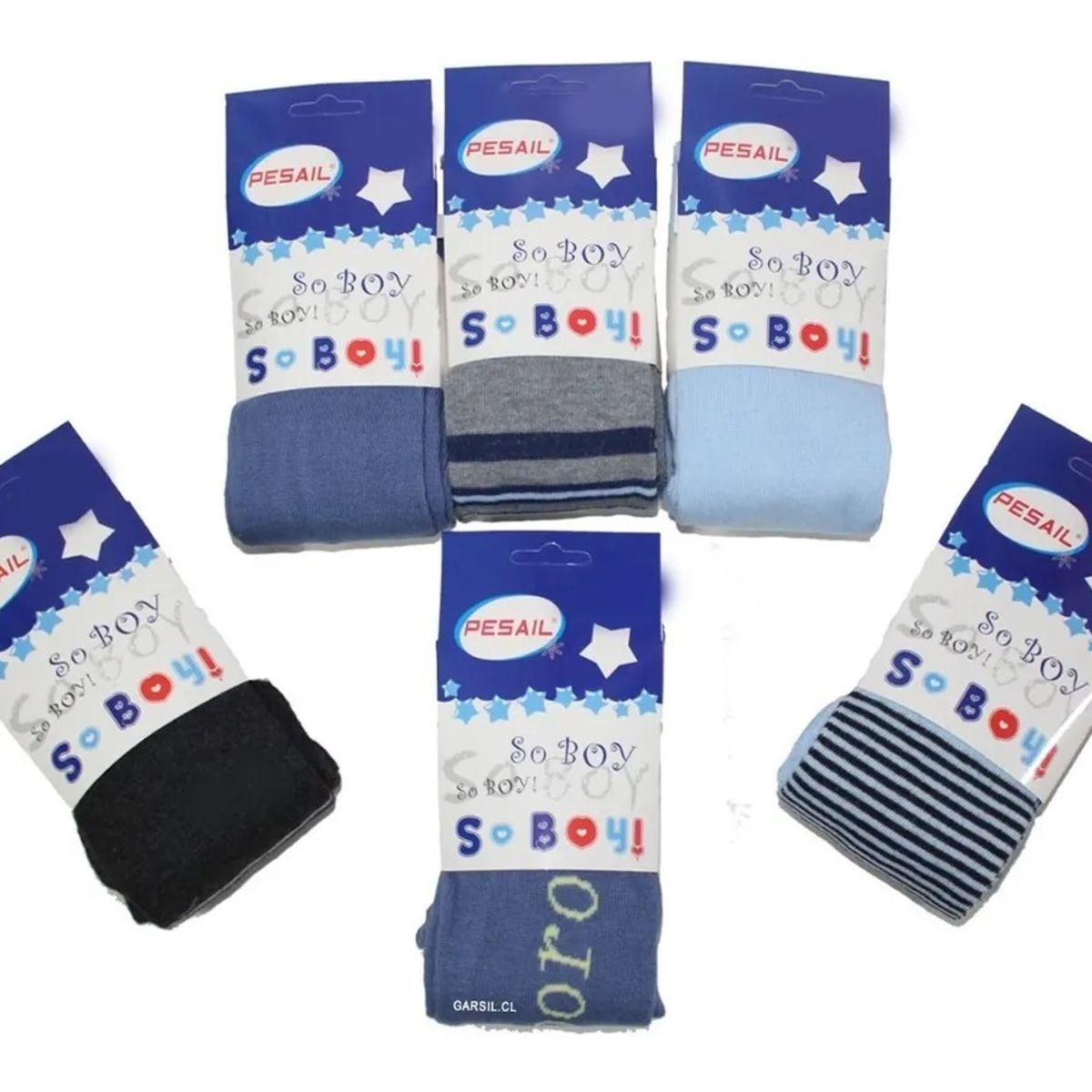 GARSIL - 6 Unidades De Pantys De Algodon Diseños Para Niños