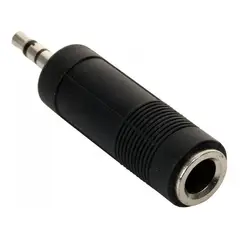 MACROTEL - Adaptador Plug a Mini Plug - 1/4 a 3.5 mm Stereo
