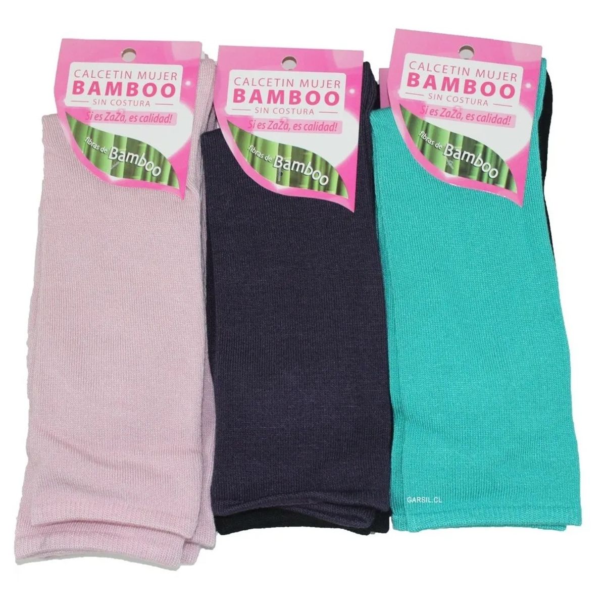 GARSIL - 6 Pares De Calcetines Con Fibra De Bambú Para Mujer - Sin Costuras