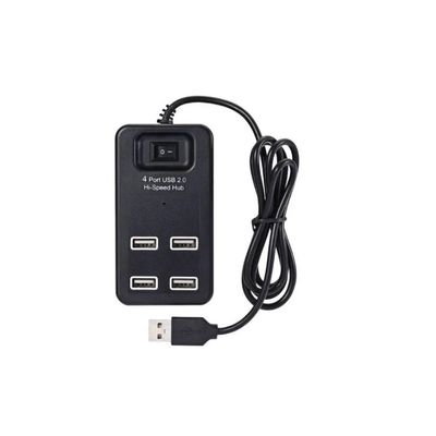Imagen 2 del producto Hub 4 Puertos Multi Usb 2.0 Switch 1.2 Metros Luz Led Indica