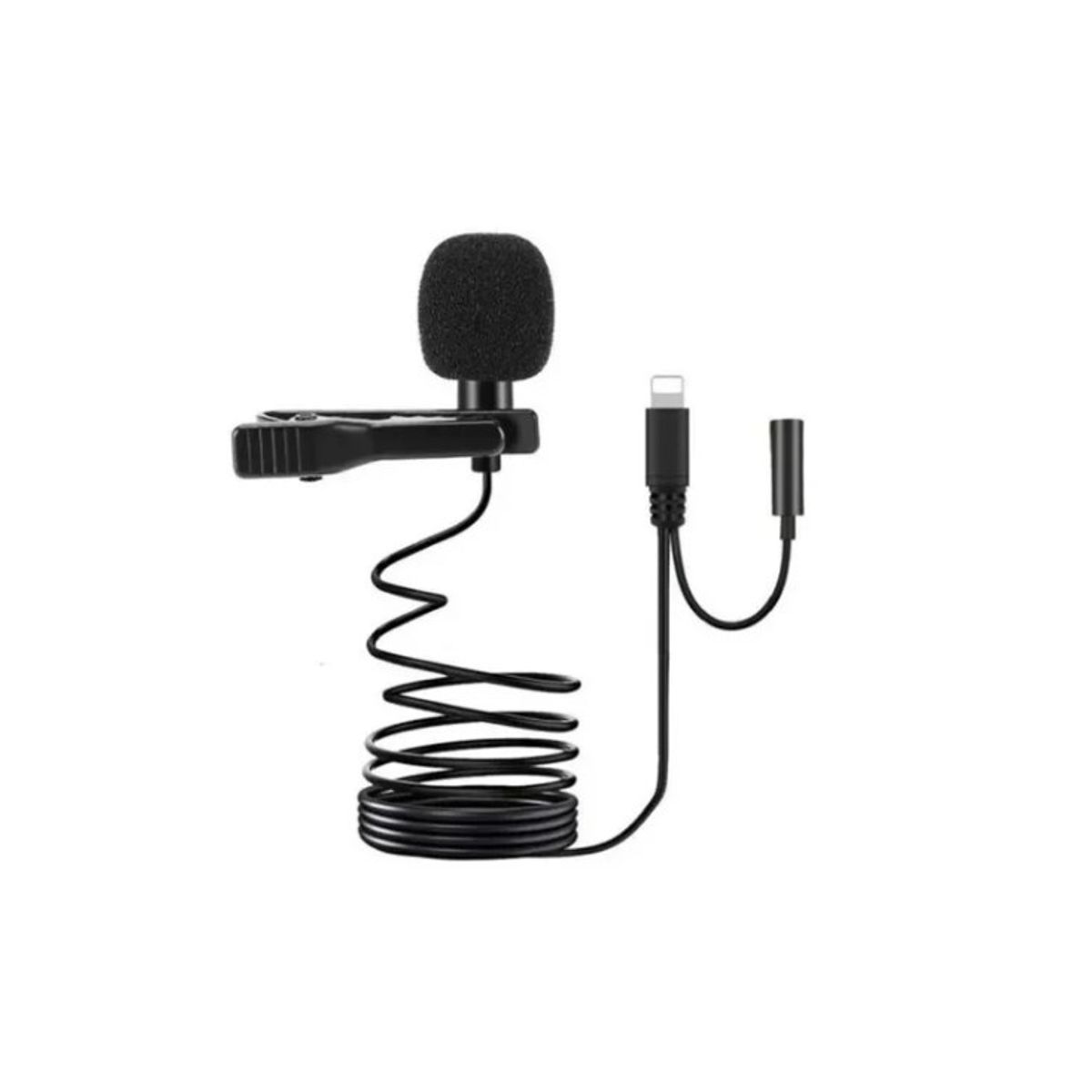 GENERICO - Microfono Lavalier Solapa Lightning iPhone