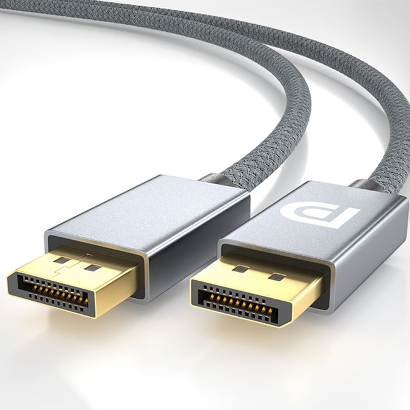 GENERICO - Cable Displayport 144hz 8k 60hz  4k 144hz 2k 165hz 2mts Calidad