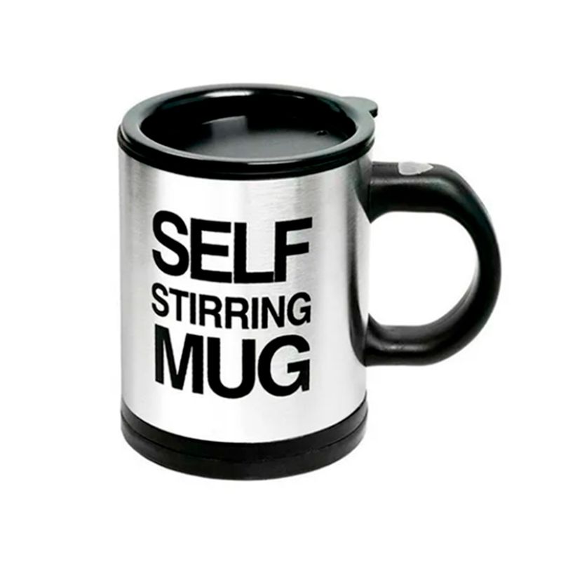 GENERICO - Tazón Self Mug Con Revolvedor Automático Eléctrico