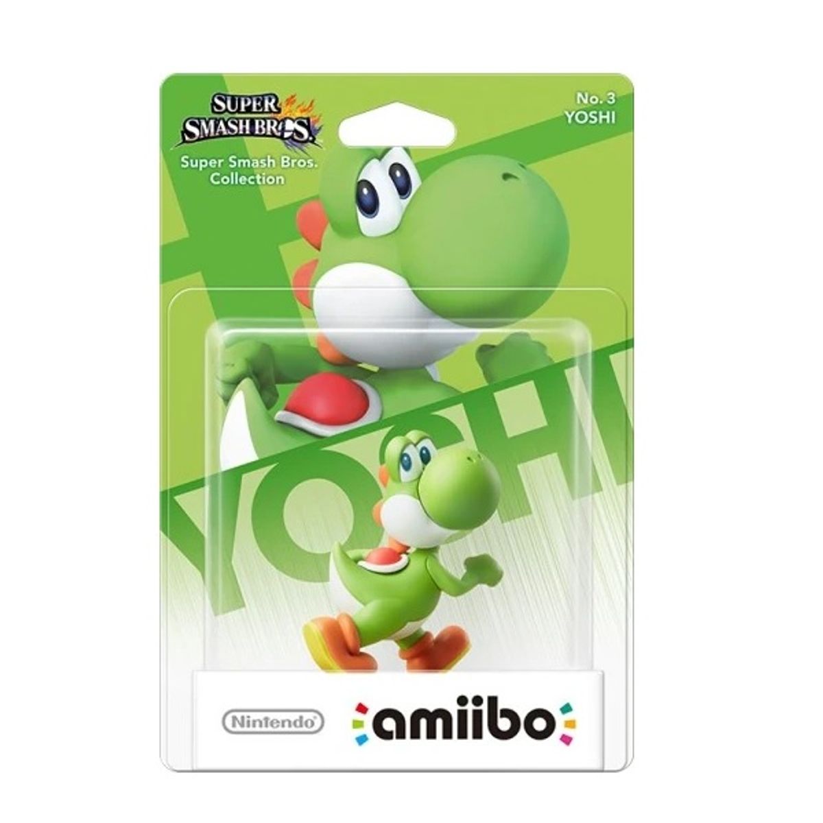 NINTENDO - Figura Amiibo Yoshi - Colección Super Smash Bros -  Sniper