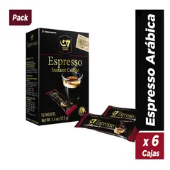 G7 COFFEE - Pack 6 Café Espresso Arábica - Trung Nguyen