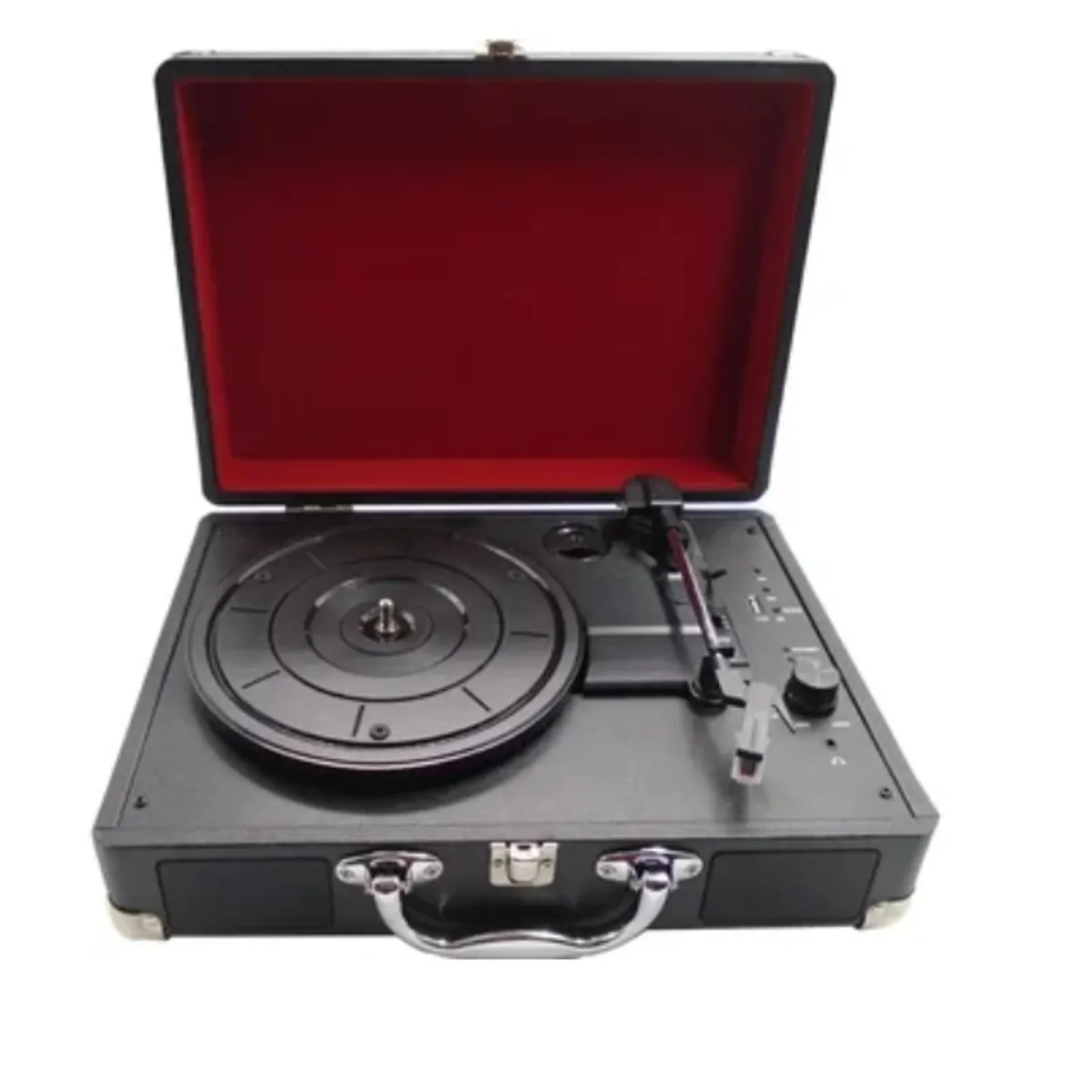 ESHOPANGIE - Tocadisco 3 Velocidades Maleta Ecocuero Parlante Bluetooth