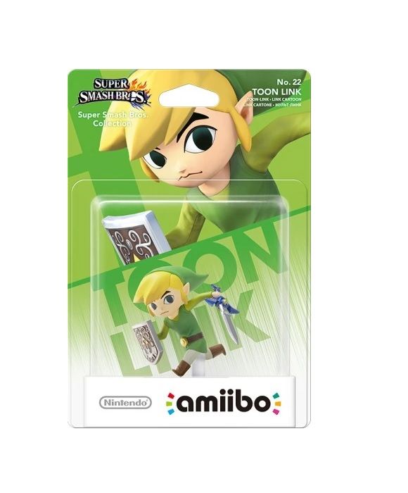NINTENDO Figura Amiibo Toon Link - Colección Super Smash Bros - Sniper
