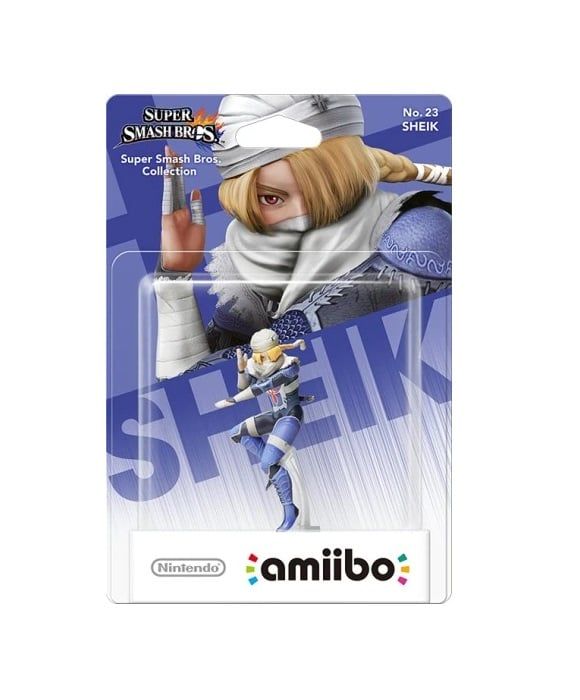 NINTENDO Figura Amiibo Sheik - Colección Super Smash Bros - Sniper