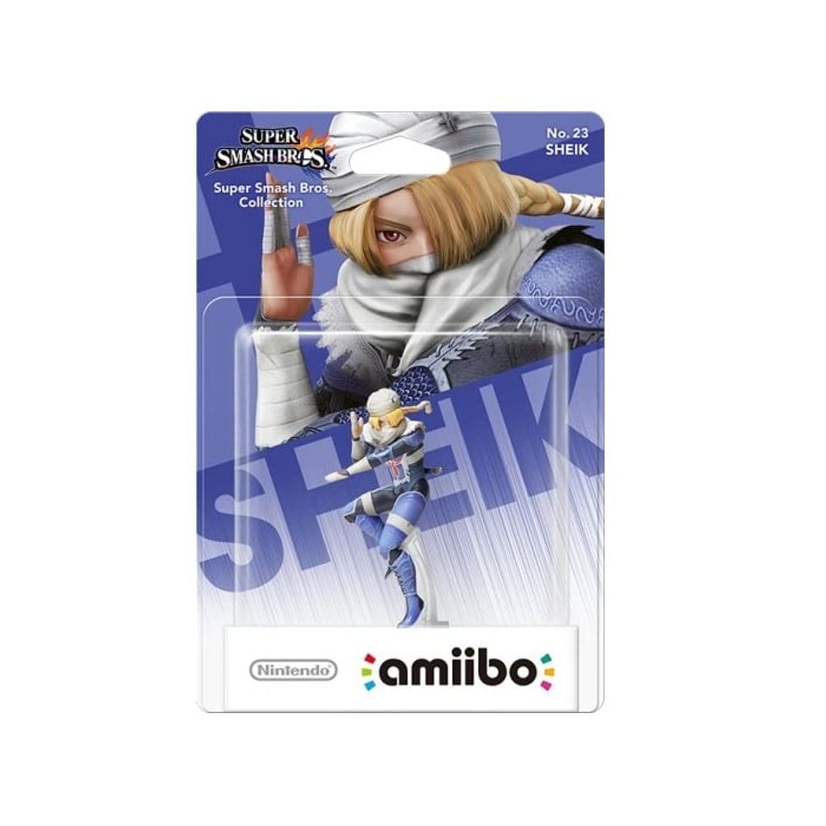 NINTENDO - Figura Amiibo Sheik - Colección Super Smash Bros - Sniper