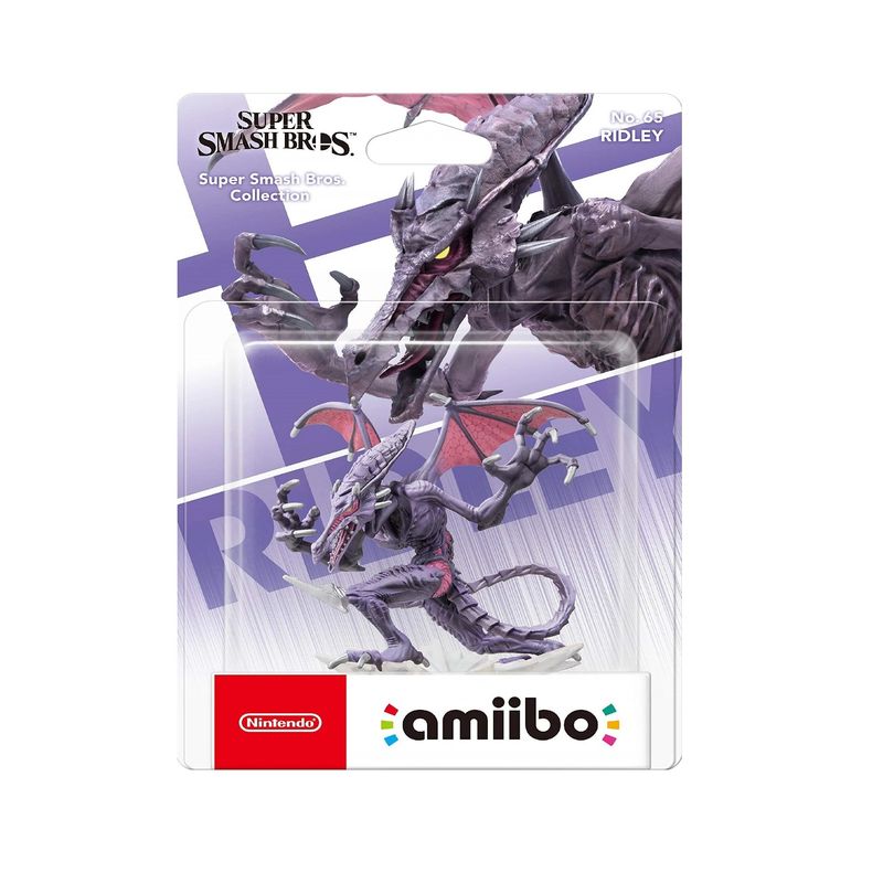 NINTENDO - Figura Amiibo Ridley - Colección Super Smash Bros - Sniper
