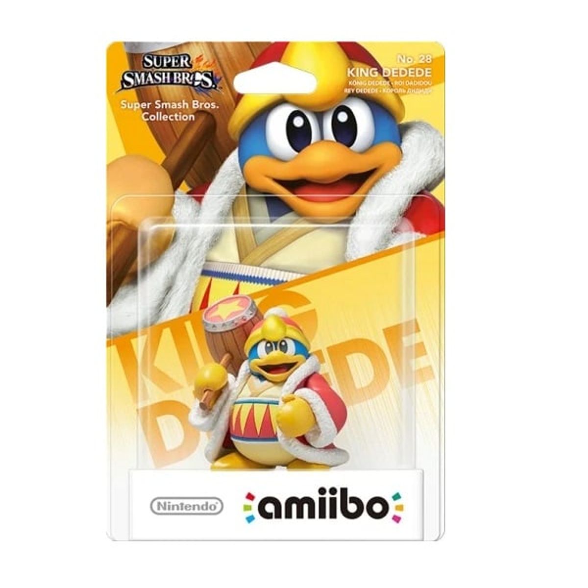 NINTENDO - Figura Amiibo Rey Dedede - Colección Super Smash Bros - Sniper