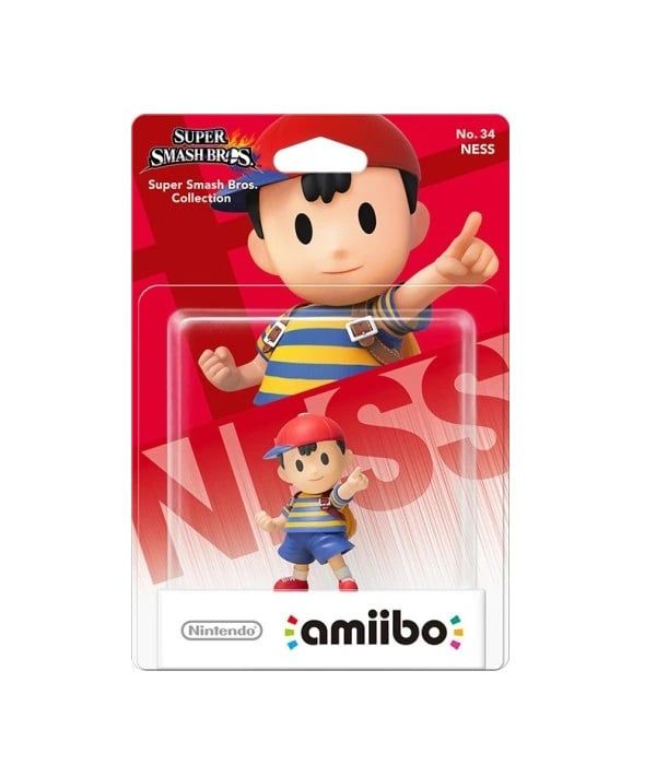 NINTENDO Figura Amiibo Ness - Colección Super Smash Bros - Sniper