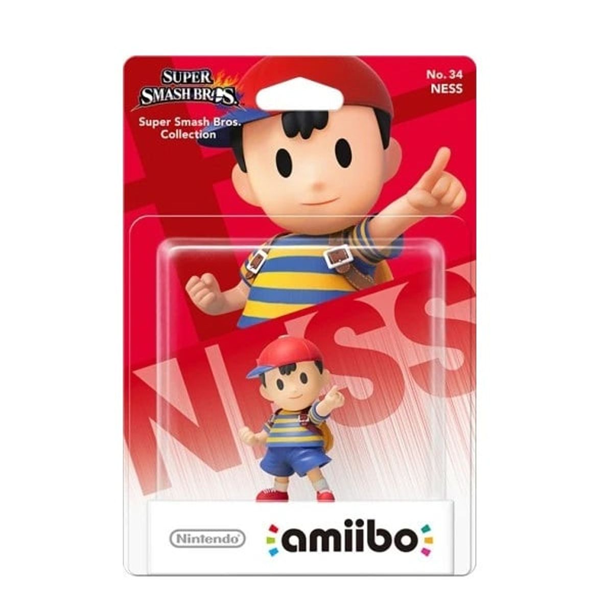 NINTENDO - Figura Amiibo Ness - Colección Super Smash Bros - Sniper