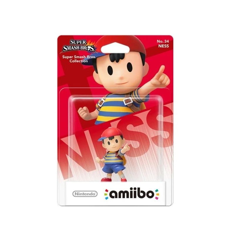 NINTENDO - Figura Amiibo Ness - Colección Super Smash Bros - Sniper