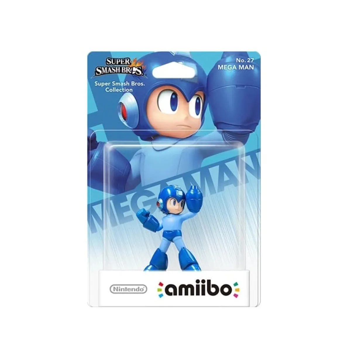 NINTENDO - Figura Amiibo Mega Man - Colección Super Smash Bros -  Sniper