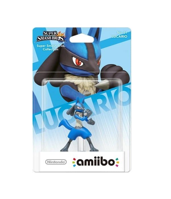 NINTENDO Figura Amiibo Lucario - Colección Super Smash Bros - Sniper