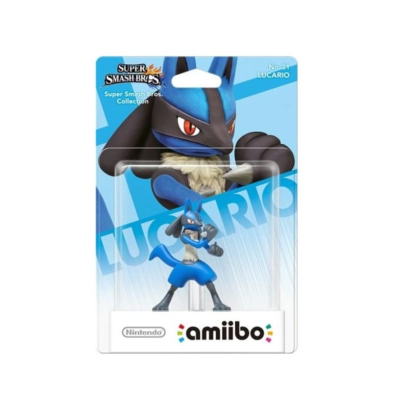 NINTENDO - Figura Amiibo Lucario - Colección Super Smash Bros - Sniper