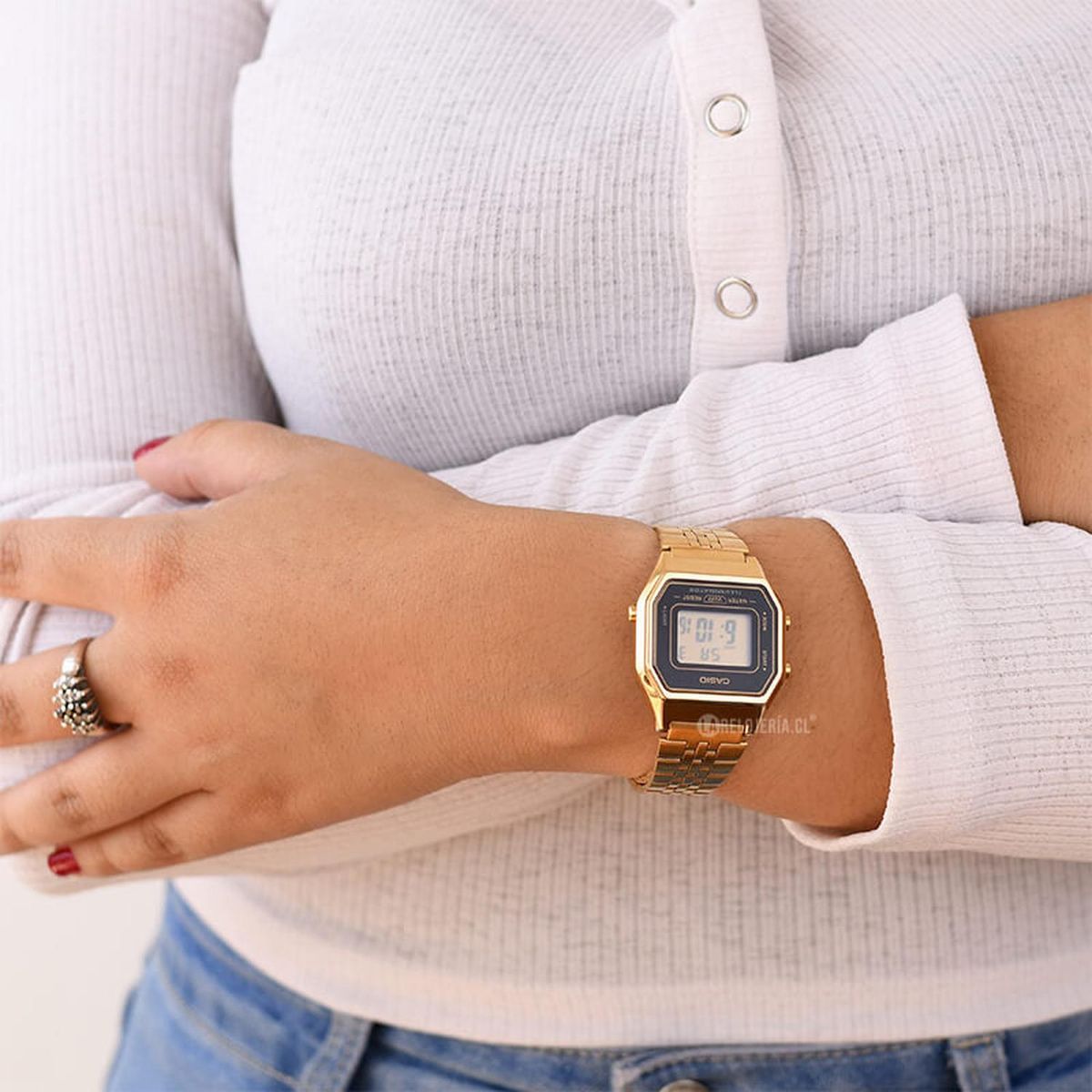 CASIO - Reloj Casio Digital Mujer LA-680WGA-1DF