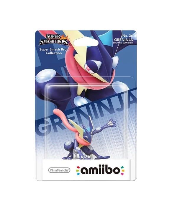 NINTENDO Figura Amiibo Greninja - Colección Super Smash Bros - Sniper