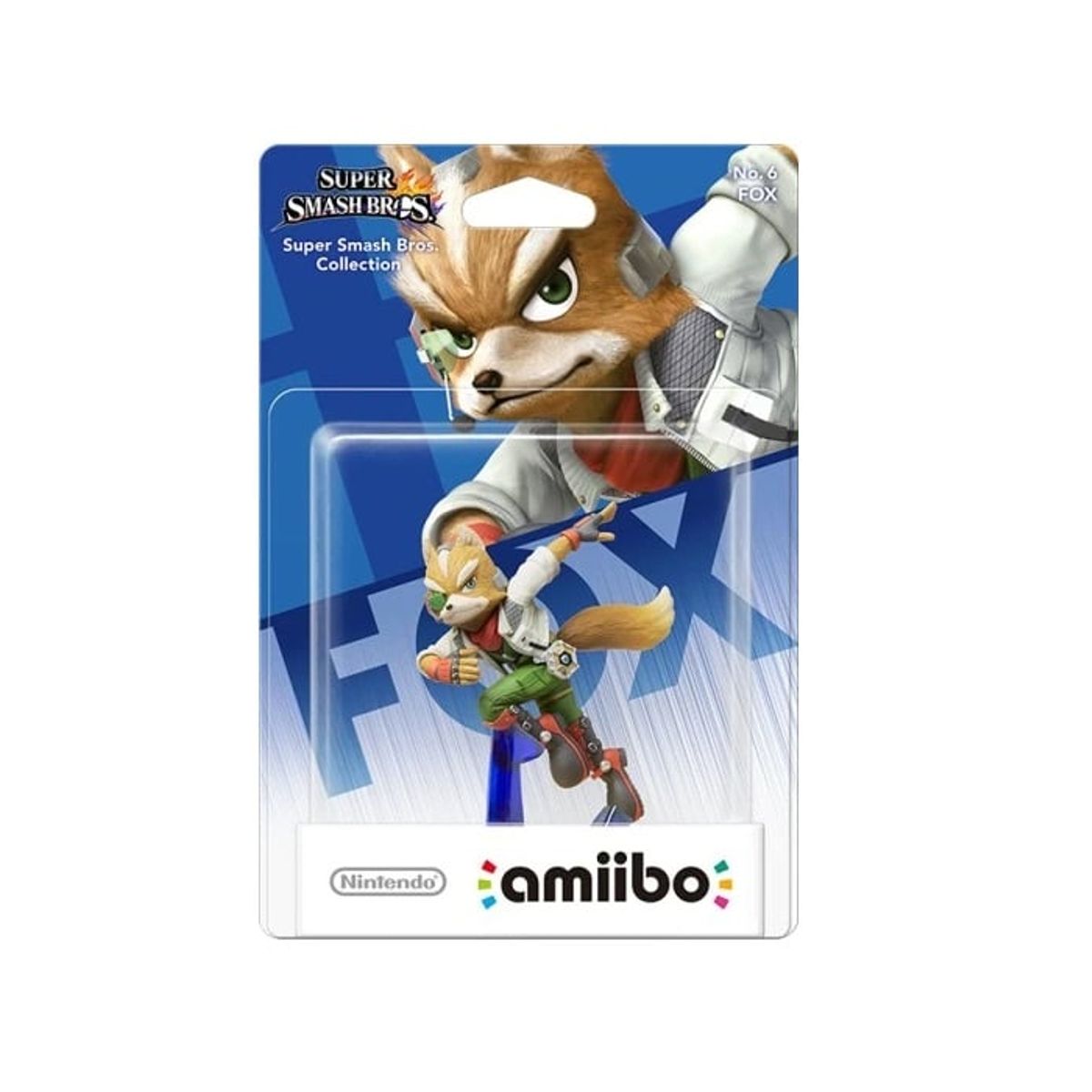 NINTENDO - Figura Amiibo Fox - Colección Super Smash Bros - Sniper