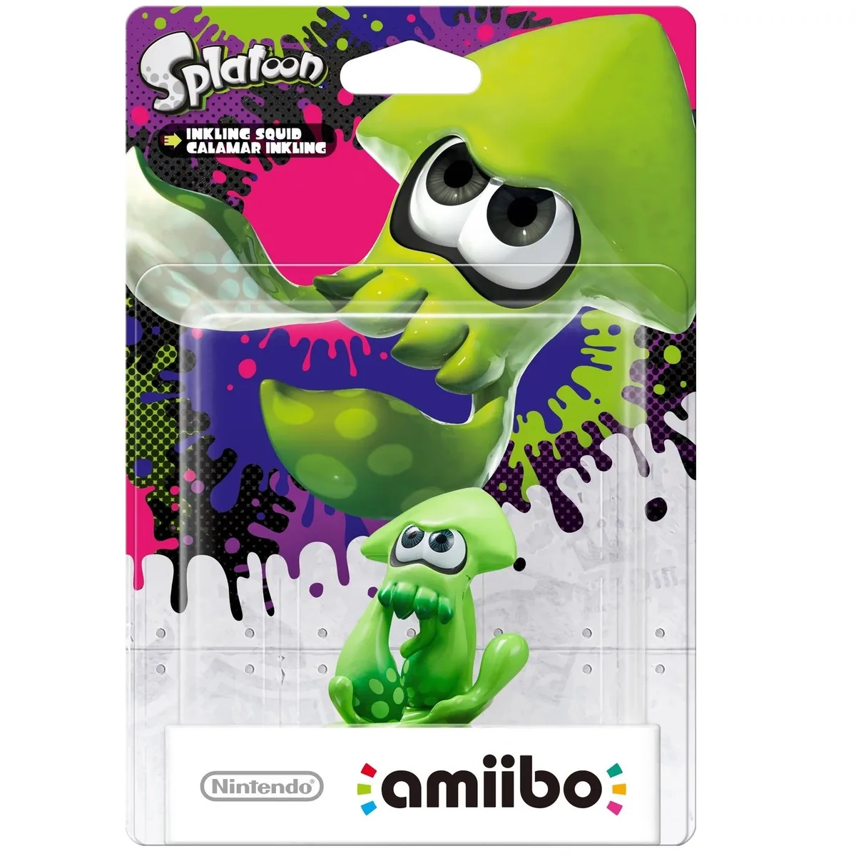 NINTENDO - Figura Amiibo Calamar Inkling - Colección Splatoon - Sniper