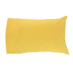 SUEÑO BLANCO - SET 2 FUNDAS COLOR AMARILLO 50X70 CM C/U
