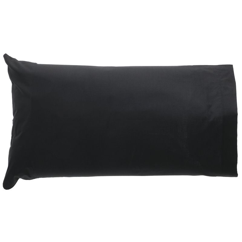 SUEÑO BLANCO - SET 2 FUNDAS COLOR NEGRO 50X70 CM C/U