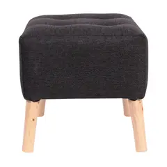 GENERICO - Pouf Alemania Grafito Omega 42x42x43 cm Máxima Design