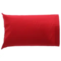 SUEÑO BLANCO - SET 2 FUNDAS COLOR ROJO 50X70 CM C/U