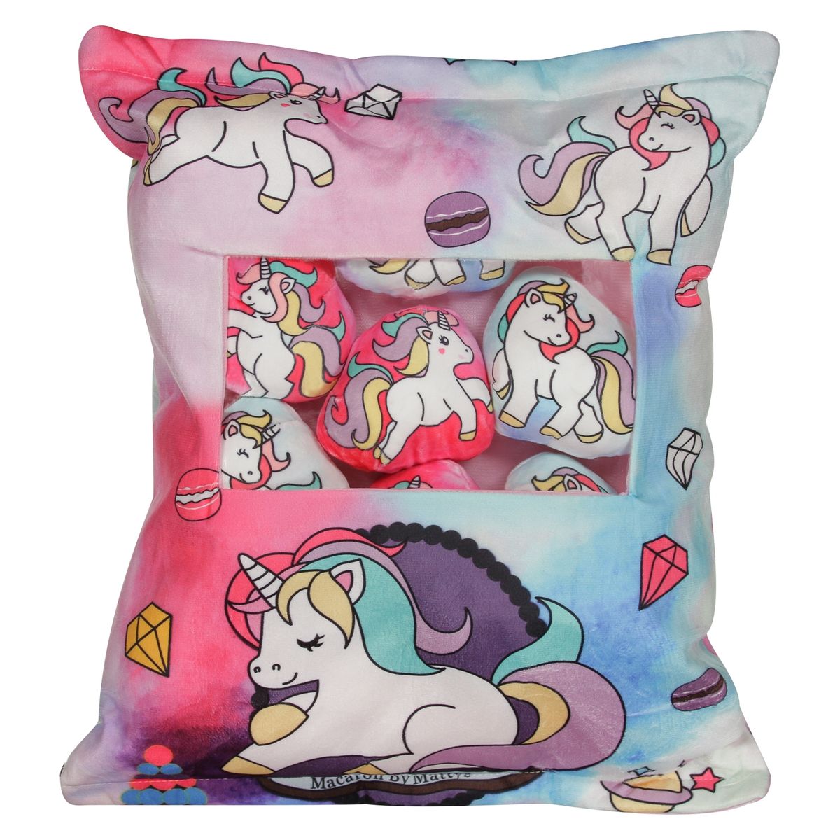 ORGULLO NERD - Almohada Peluche Unicornio troqueL