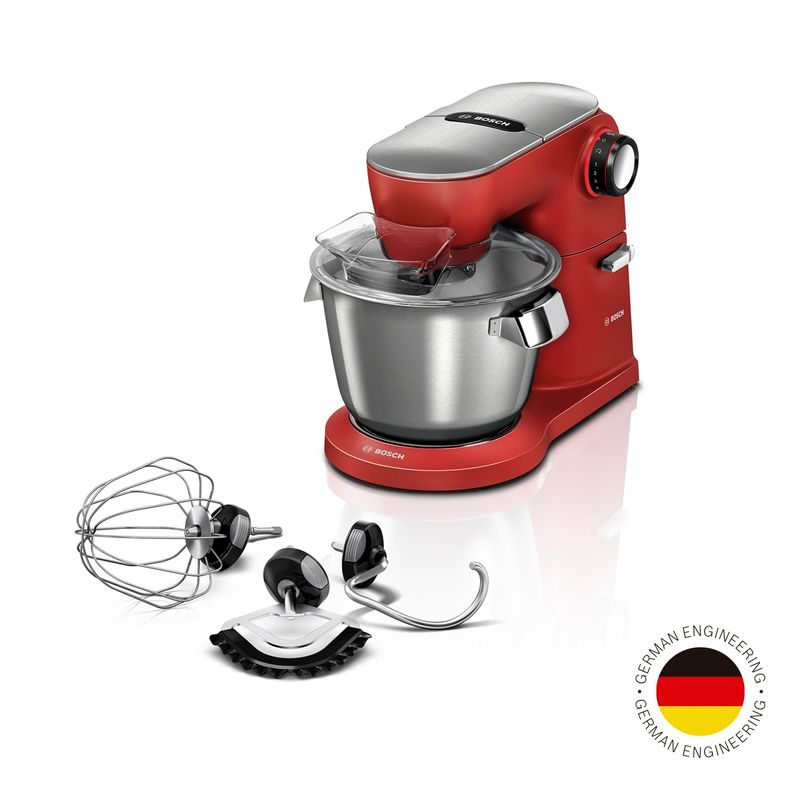 BOSCH - Robot de Cocina OptiMUM 1600W Rojo MUM9A66R00