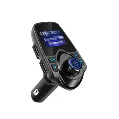 GENERICO - Transmisor Radio Fm Bluetooth Dual Usb Mp3 Cargador Auto