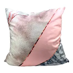 GENERICO - Funda Para Almohada de 45x 45 Rosado Marfil