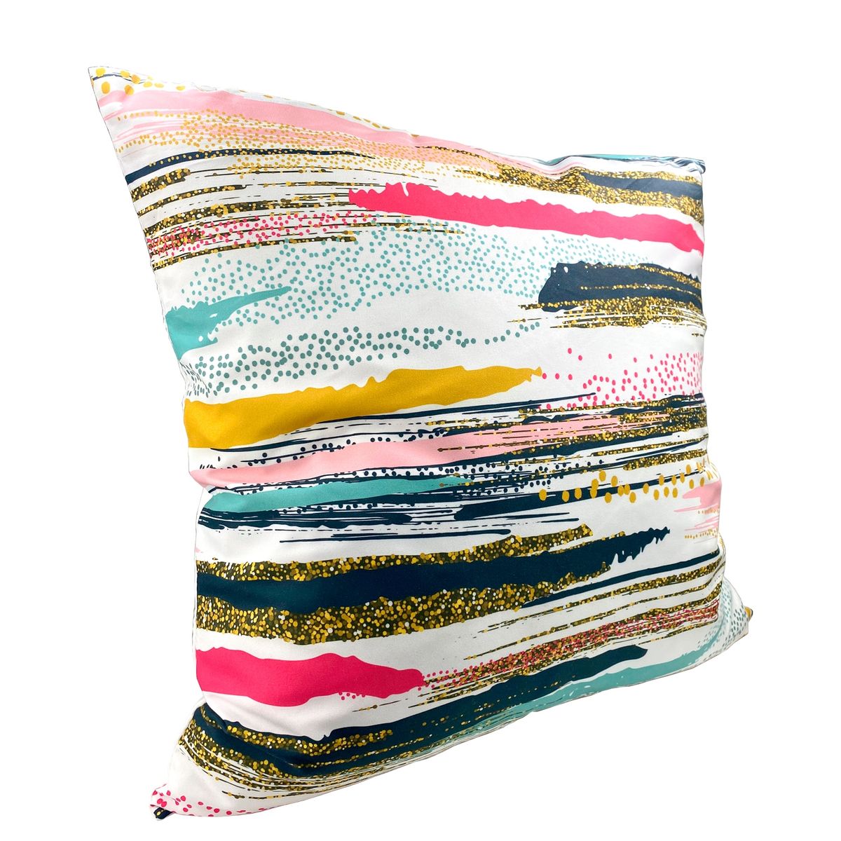 GENERICO - Funda Para Almohada de 45x 45 Lineas Verticales de Colores