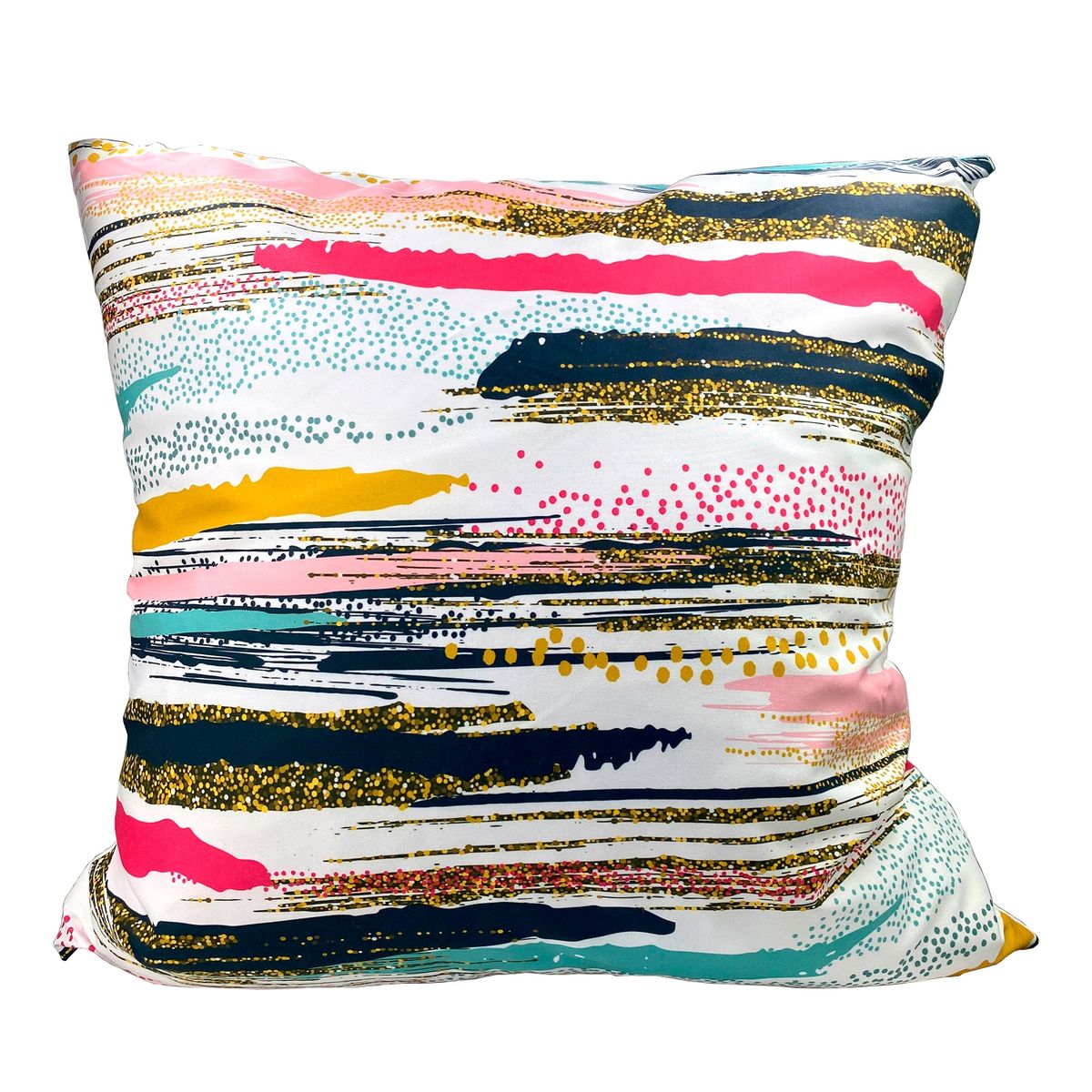 GENERICO - Funda Para Almohada de 45x 45 Lineas Verticales de Colores