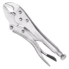 TOTAL TOOLS - Alicate Caiman De Presion Boca Curva 7 pulgadas