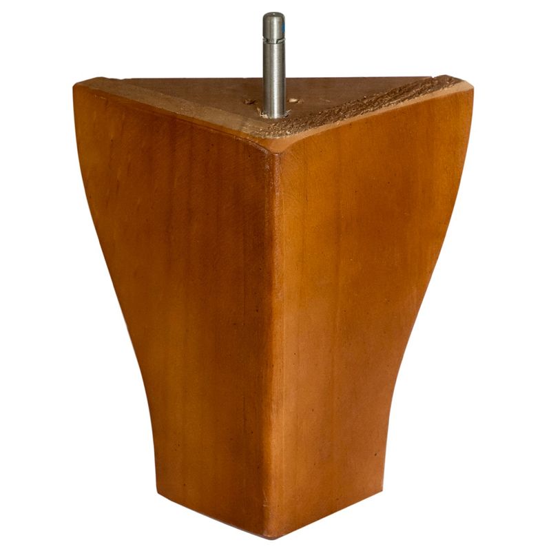ROSEN - Pata de madera para cama americana vástago 1.05 cm MIEL