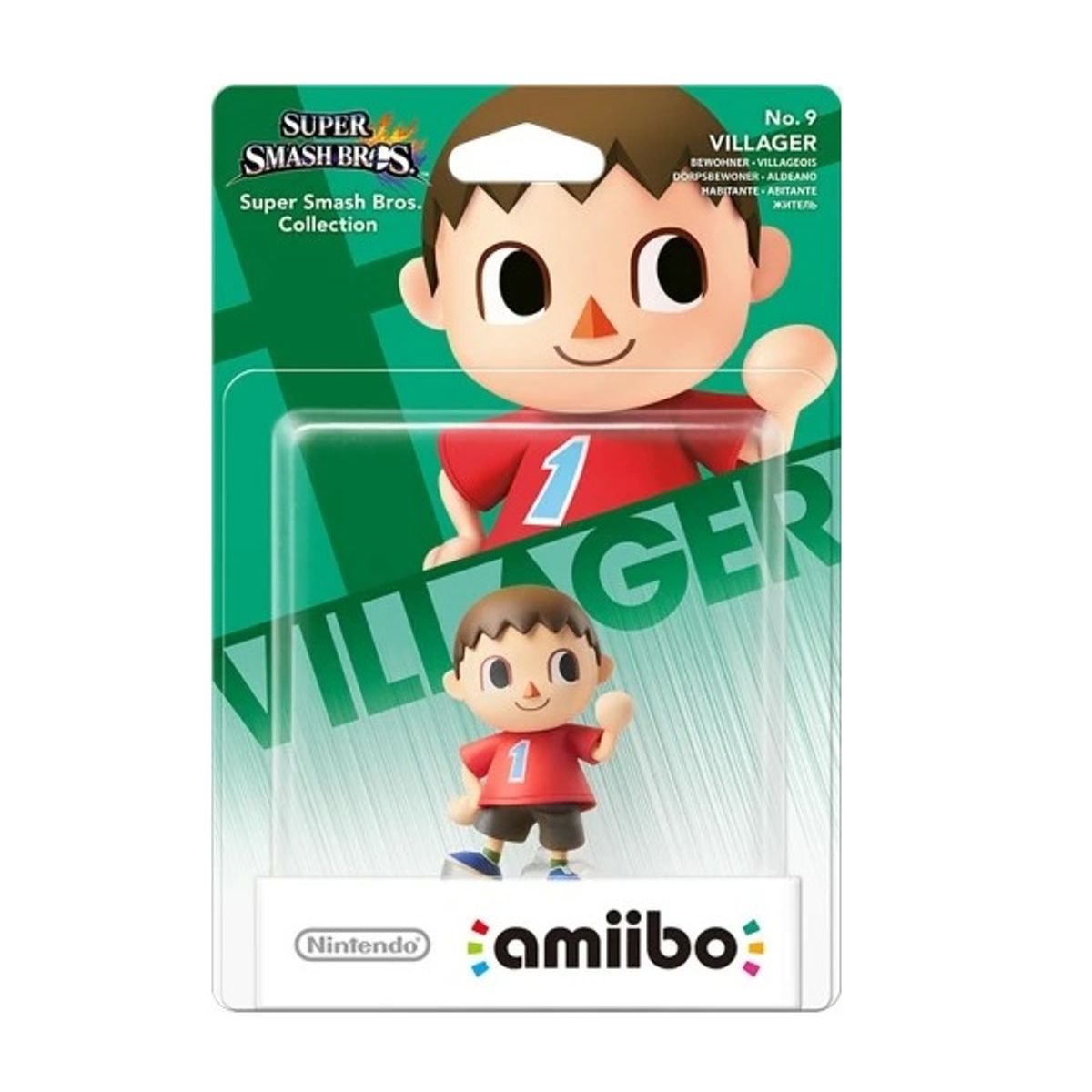 NINTENDO - Figura Amiibo AldeanoVillager - Colección Super Smash Bros - Sniper
